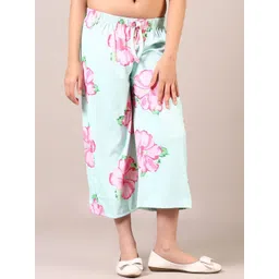 V-Mart Girls Printed Mid-Rise Trousers-picture-12
