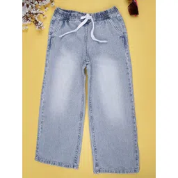 V-Mart Girls Regular Fit Mid-Rise Light Fade Jeans-picture-33