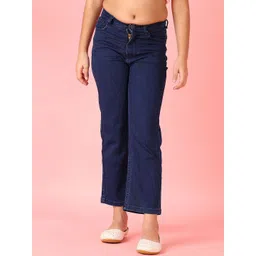 V-Mart Girls Straight Fit Mid-Rise Jeans-picture-14