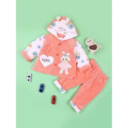 V-Mart Girls T-shirt and Shirt with Pyjamas-picture-24