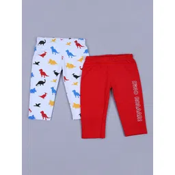 V-Mart Kids Pack Of 2 Printed Cotton Lounge Pants-picture-16