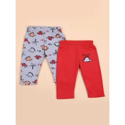 V-Mart Kids Pack Of 2 Printed fleece Lounge Pants-picture-37