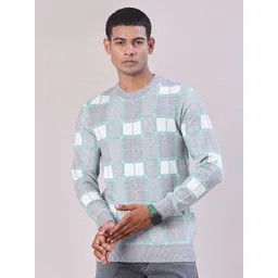 V-Mart Long Sleeves Round Neck Ribbed Cotton Pullover Sweaters-picture-34