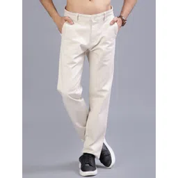 V-Mart Men Basic Regular Fit Mid-Rise Casual Trousers-picture-33