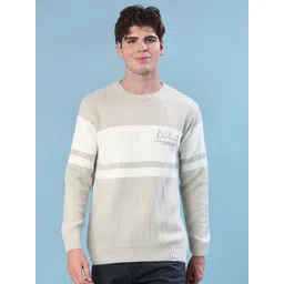 V-Mart Men Colourblocked Pullover-picture-16