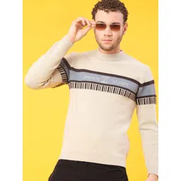 V-Mart Men Colourblocked Pullover-picture-44