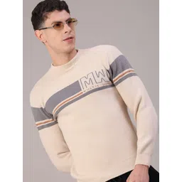 V-Mart Men Colourblocked Pullover-picture-25