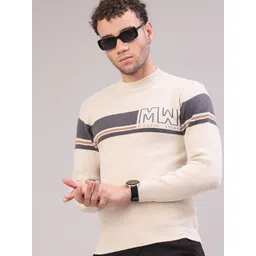 V-Mart Men Colourblocked Pullover-picture-24