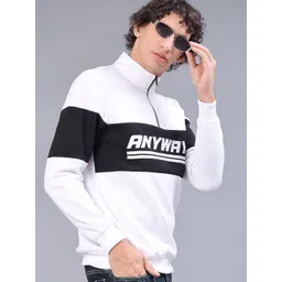 V-Mart Men Colourblocked Sweatshirt-picture-26