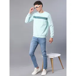 V-Mart Men Colourblocked Sweatshirt image 4