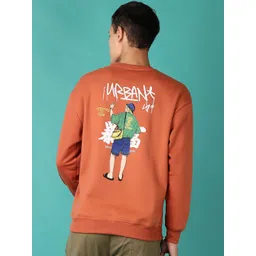 V-Mart Men Cotton Printed Round Neck Long Sleeves Pullover Sweatshirt-picture-27