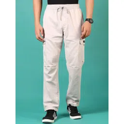 V-Mart Men Cotton Regular Fit Mid-Rise Cargos Trousers-picture-26