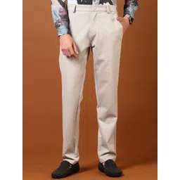 V-Mart Men Cotton Regular Fit Mid-Rise Chinos Trousers-picture-21