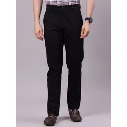 V-Mart Men Dobby Chinos Trousers-picture-34