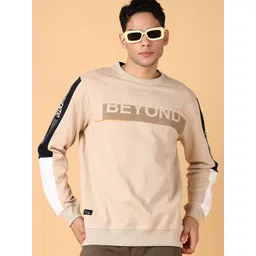 V-Mart Men Fleece Round Neck Sweatshirt-picture-24