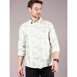 V-Mart Men Floral Printed Spread Collar Casual Shirt-picture-12