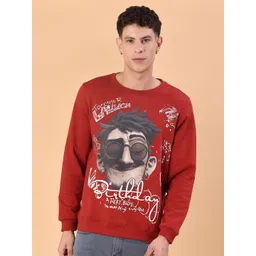 V-Mart Men Graphic Printed Round Neck Long Sleeves Sweatshirt-picture-20