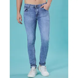 V-Mart Men Mid-Rise Light Fade Stretchable Slim Fit Jeans-picture-21