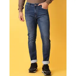 V-Mart Men Mid-Rise Slim Fit Light Fade Jeans-picture-33