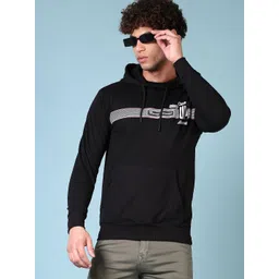 V-Mart Men Printed Hooded Pullover Sweatshirt-picture-28