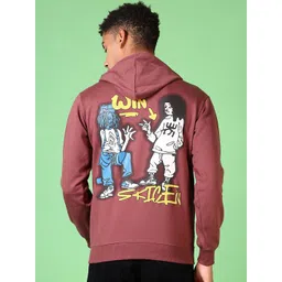 V-Mart Men Printed Hooded Sweatshirt-picture-43