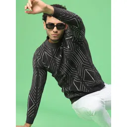 V-Mart Men Printed Pullover-picture-16