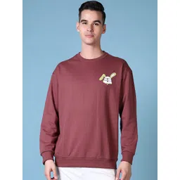 V-Mart Men Printed Round Neck Pullover Sweatshirt-picture-41