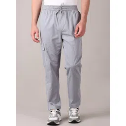 V-Mart Men Regular Fit Cotton Cargo Trousers-picture-28