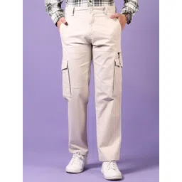 V-Mart Men Regular Fit Cotton Cargos-picture-36