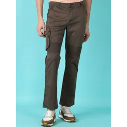 V-Mart Men Regular Fit Cotton Cargos Trousers-picture-10