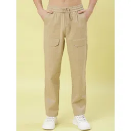 V-Mart Men Regular Fit Mid-Rise Cotton Cargo Trousers-picture-29