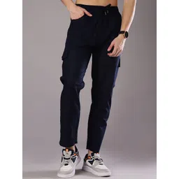 V-Mart Men Regular Fit Mid-Rise Cotton Cargos Trousers-picture-18