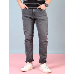 V-Mart Men Regular Fit Mid-Rise Light Fade Cotton Jeans-picture-29