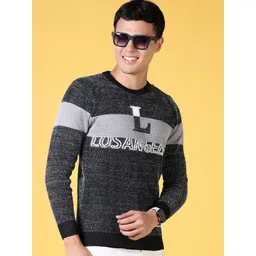 V-Mart Men Round Neck Pullover Cotton Sweater image 1