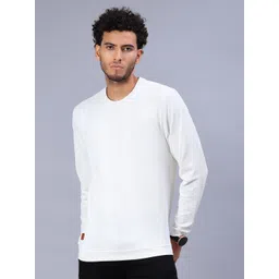 V-Mart Men Self Design Round Neck Cotton T-shirt-picture-24