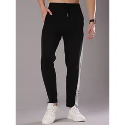 V-Mart Men Side Striped Mid-Rise Track Pants-picture-37