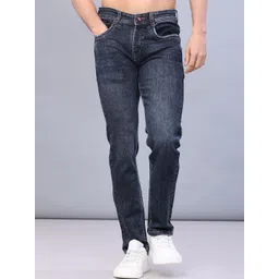 V-Mart Men Slim Fit Mid-Rise Light Fade Stretchable Jeans-picture-33