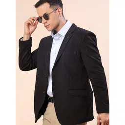 v-mart Men Solid Single Breasted Casual Blazer-picture-28