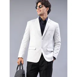v-mart Men Solid Single Breasted Casual Blazer-picture-10