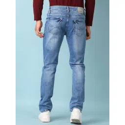 V-Mart Men Straight Fit Light Fade Stretchable Jeans image 3