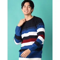 V-Mart Men Striped Pullover-picture-37