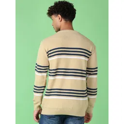 V-Mart Men Striped Pullover image 5