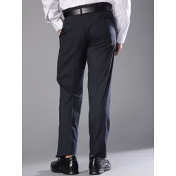 V-Mart Men Textured Cotton Formal Trousers image 4