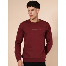 V-Mart Men Typography Printed Pullover Sweatshirt-picture-30