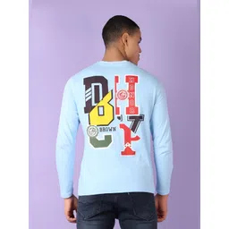 V-Mart Men Typography Printed V-Neck Cotton T-shirt-picture-15