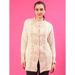 V-Mart Self Design Cotton Cable Knit Cardigan-picture-17