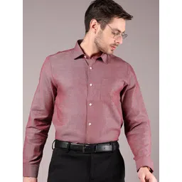 V-Mart Spread Collar Cotton Formal Shirt-picture-11