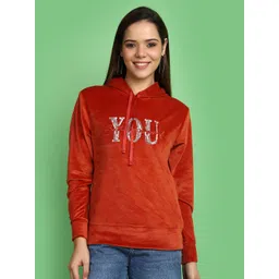 V-Mart Typography Printed Hooded Embellished Sweatshirt-picture-29