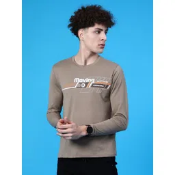 V-Mart Typography Printed Slim Fit Cotton T-shirt-picture-26