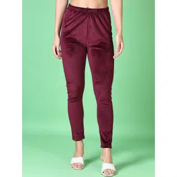 V-Mart Velvet Mid-Rise Ankle-Length Leggings-picture-20